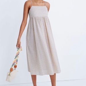 Madewell babydoll midi dress-L